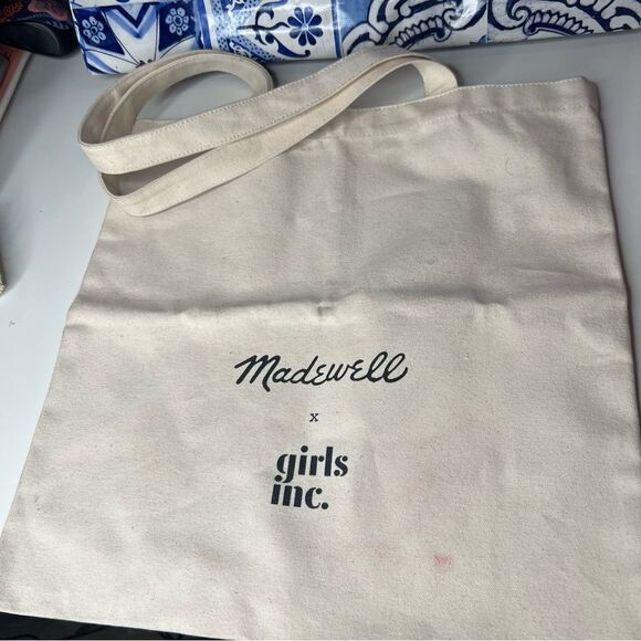 Madewell X girls inc canvas tote bag - Picture 1 of 3